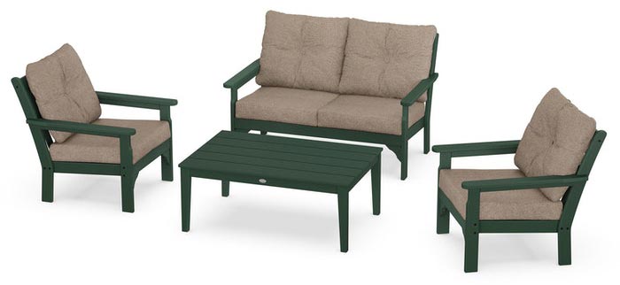 POLYWOOD® Vineyard 4-Piece Deep Seating Set - PWS405-2