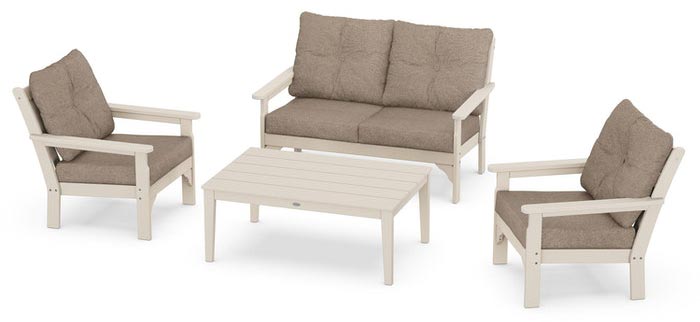 POLYWOOD® Vineyard 4-Piece Deep Seating Set - PWS405-2