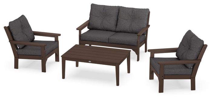 POLYWOOD® Vineyard 4-Piece Deep Seating Set - PWS405-2