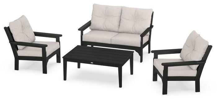 POLYWOOD® Vineyard 4-Piece Deep Seating Set - PWS405-2