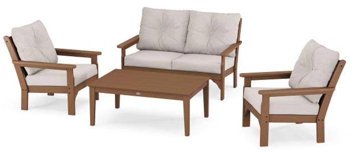 POLYWOOD® Vineyard 4-Piece Deep Seating Set - PWS405-2