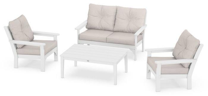 POLYWOOD® Vineyard 4-Piece Deep Seating Set - PWS405-2