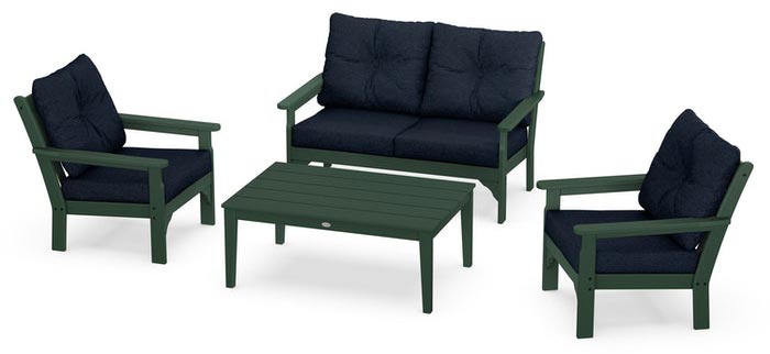 POLYWOOD® Vineyard 4-Piece Deep Seating Set - PWS405-2