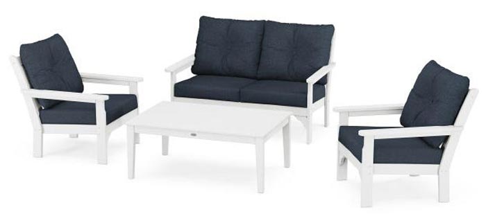 POLYWOOD® Vineyard 4-Piece Deep Seating Set - PWS405-2