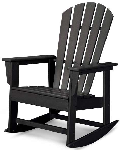 POLYWOOD® Rocking Chair - South Beach - Black
