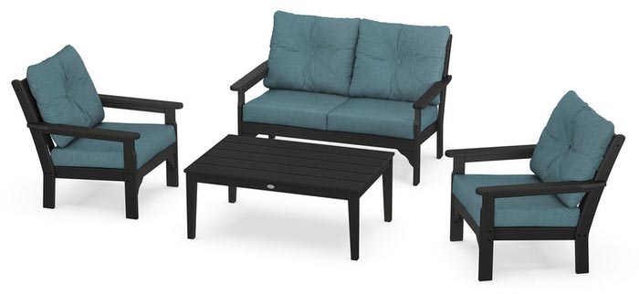 POLYWOOD® Vineyard 4-Piece Deep Seating Set - PWS405-2