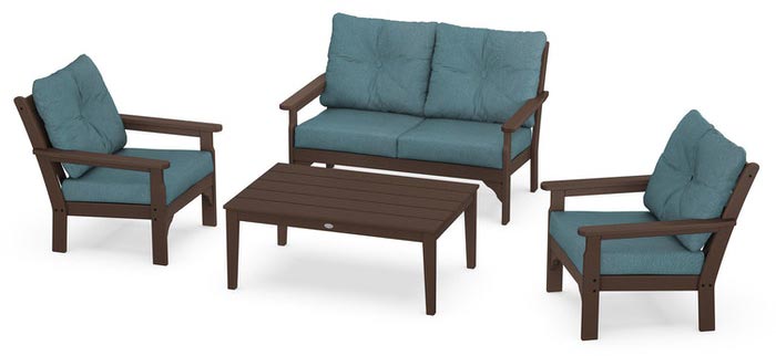 POLYWOOD® Vineyard 4-Piece Deep Seating Set - PWS405-2