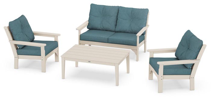 POLYWOOD® Vineyard 4-Piece Deep Seating Set - PWS405-2