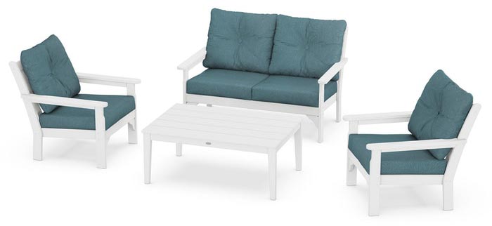 POLYWOOD® Vineyard 4-Piece Deep Seating Set - PWS405-2