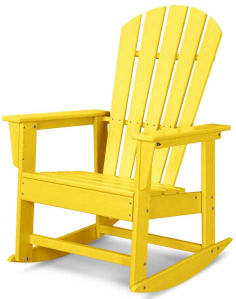 POLYWOOD® Rocking Chair - South Beach - Lemon