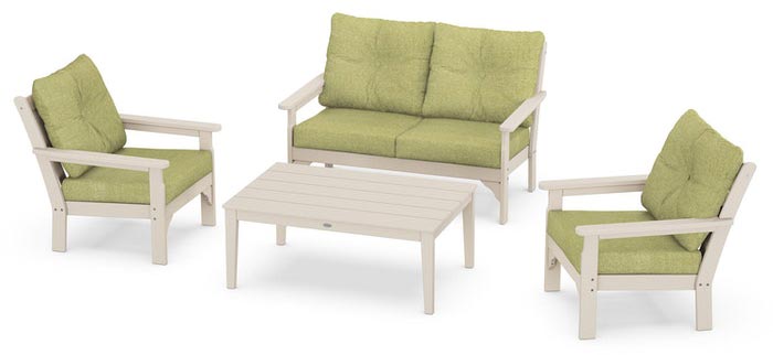 POLYWOOD® Vineyard 4-Piece Deep Seating Set - PWS405-2