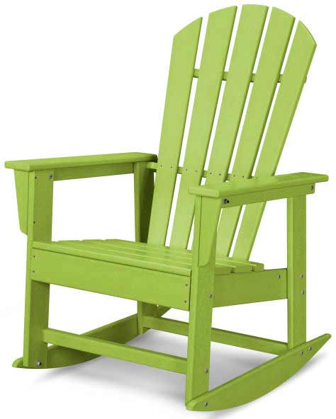 POLYWOOD® Rocking Chair - South Beach - Lime