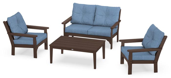 POLYWOOD® Vineyard 4-Piece Deep Seating Set - PWS405-2