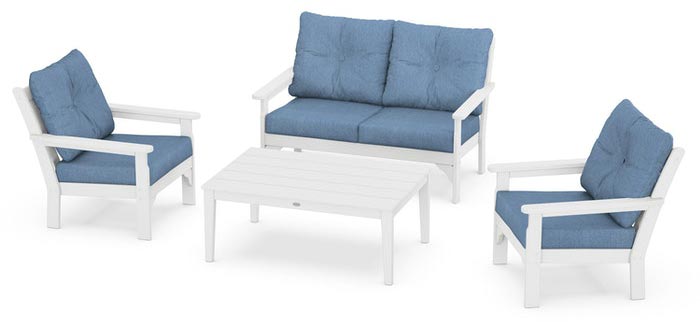 POLYWOOD® Vineyard 4-Piece Deep Seating Set - PWS405-2