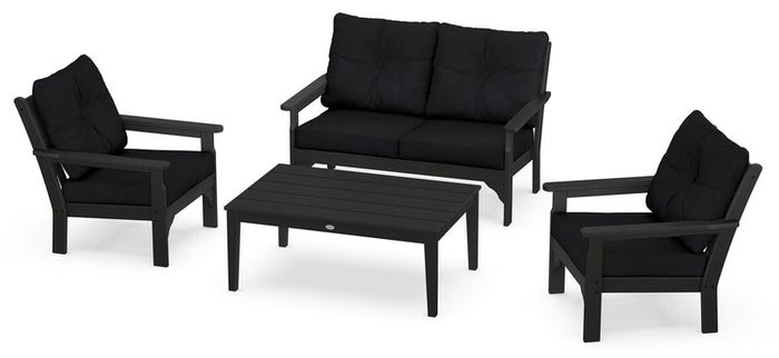 POLYWOOD® Vineyard 4-Piece Deep Seating Set - PWS405-2