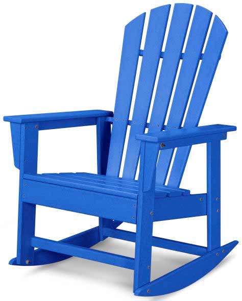 POLYWOOD® Rocking Chair - South Beach - Pacific Blue