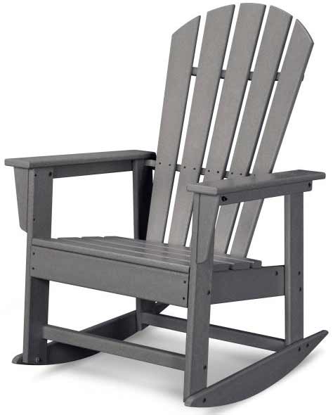 POLYWOOD® Rocking Chair - South Beach - Grey