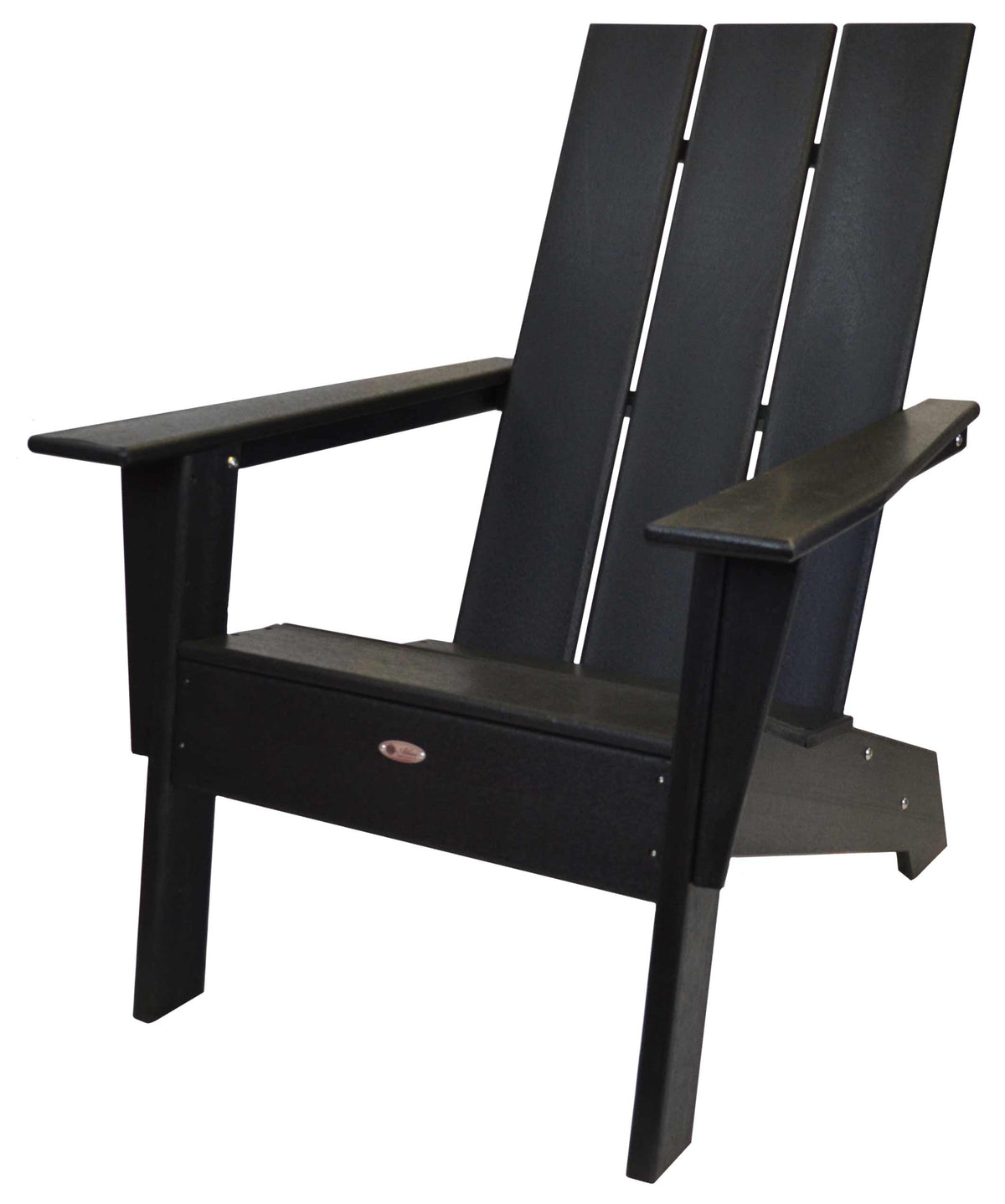 Ocean Edge Modern Adirondack Chair by Atlas - Black