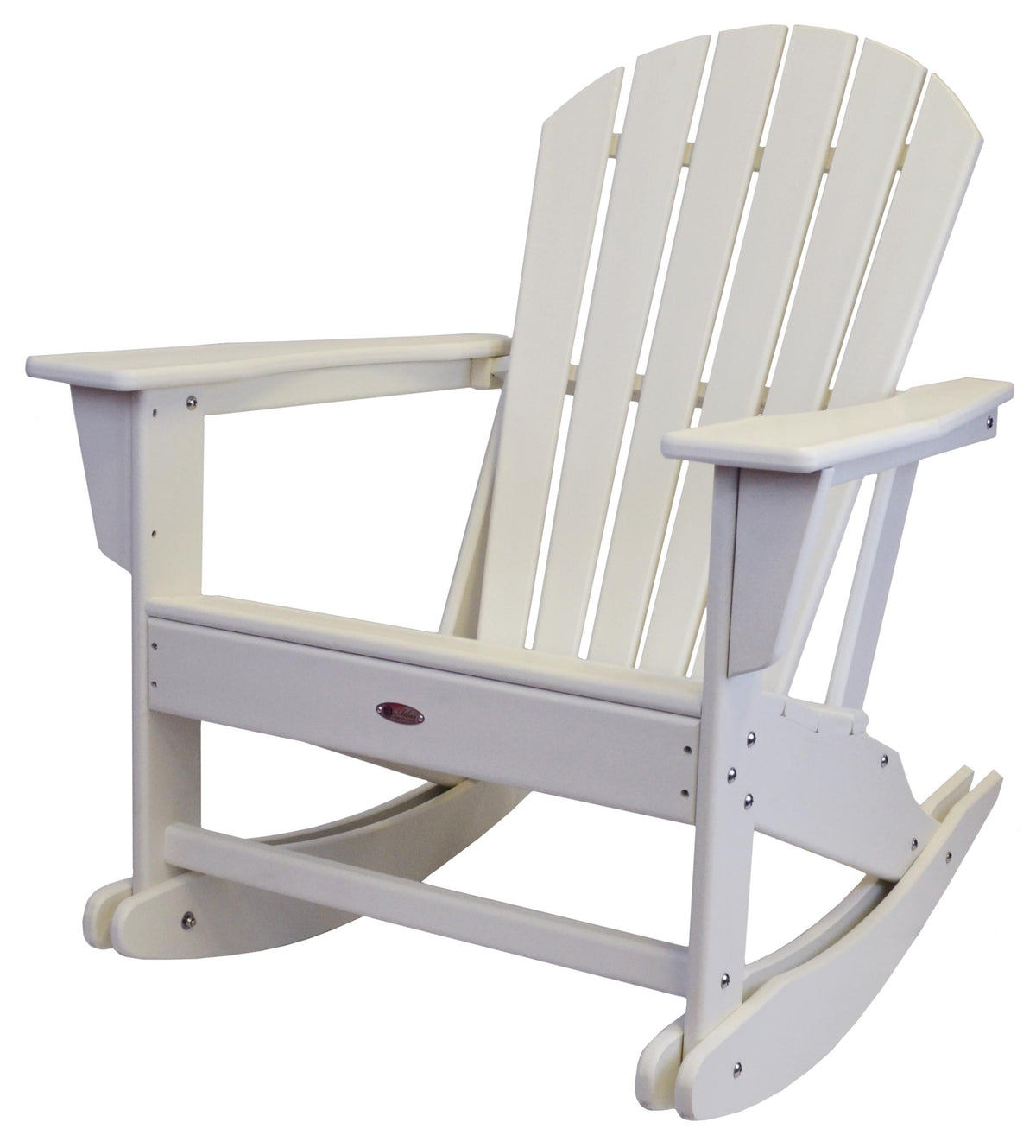 Atlas Patio Furniture - Surf City Poly Adirondack Rocking Chair - White