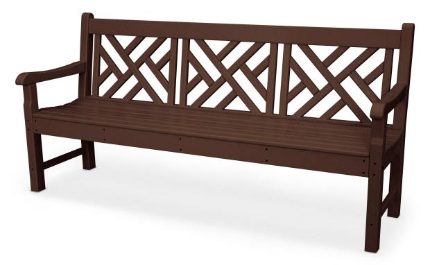 POLYWOOD® Rockford 72&quot; Chippendale Bench - RKCB72