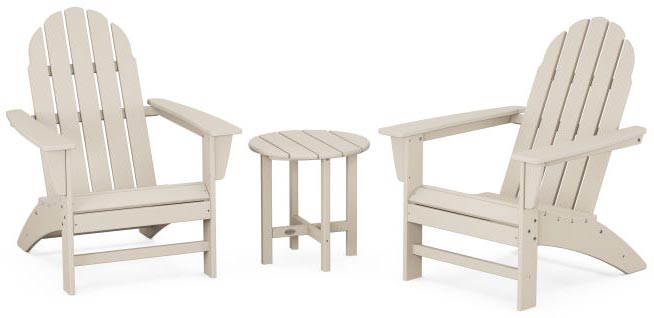 POLYWOOD® Vineyard 3-Piece Adirondack Set - PWS399-1