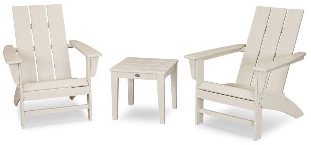 POLYWOOD® Modern Adirondack 3-Piece Set - PWS502-1