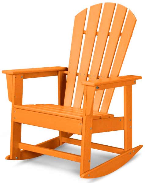 POLYWOOD® Rocking Chair - South Beach - Orange