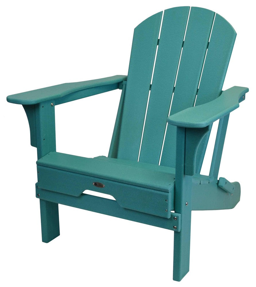 Atlas Patio Furniture - Surf City Resin Adirondack Folding Chair Adirondack Chair Atlas Patio Furniture