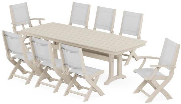 Polywood® Dining Set - Coastal Collection - Sand