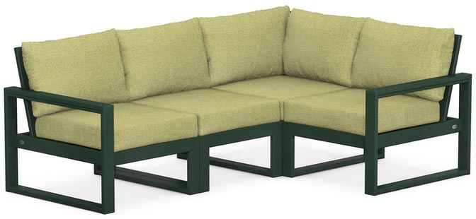 POLYWOOD® - Edge 4-Piece Modular Deep Seating Set - PWS521-2