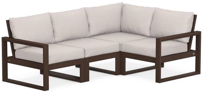 POLYWOOD® - Edge 4-Piece Modular Deep Seating Set - PWS521-2