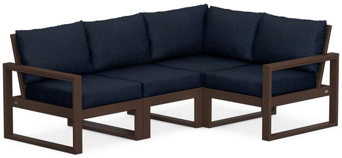 POLYWOOD® - Edge 4-Piece Modular Deep Seating Set - PWS521-2