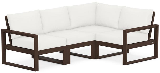 POLYWOOD® - Edge 4-Piece Modular Deep Seating Set - PWS521-2