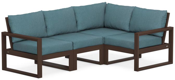 POLYWOOD® - Edge 4-Piece Modular Deep Seating Set - PWS521-2