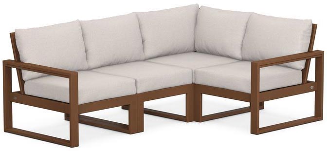 POLYWOOD® - Edge 4-Piece Modular Deep Seating Set - PWS521-2