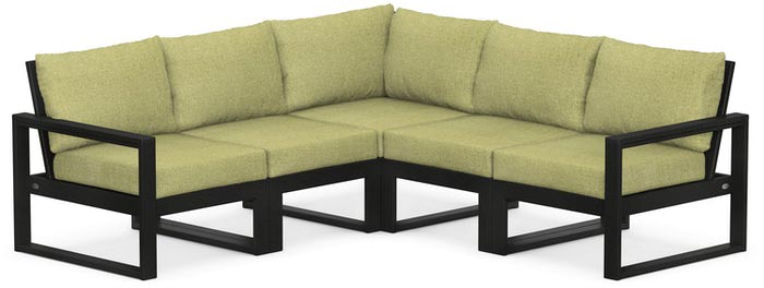 POLYWOOD® Deep Seating Set - Edge 5-Piece Modular - PWS522-2