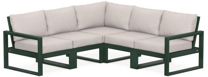 POLYWOOD® Deep Seating Set - Edge 5-Piece Modular - PWS522-2