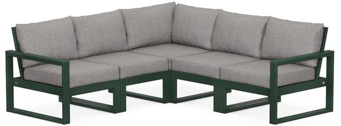 POLYWOOD® Deep Seating Set - Edge 5-Piece Modular - PWS522-2