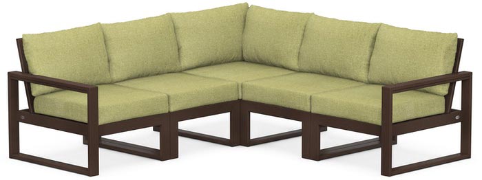 POLYWOOD® Deep Seating Set - Edge 5-Piece Modular - PWS522-2