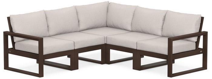 POLYWOOD® Deep Seating Set - Edge 5-Piece Modular - PWS522-2