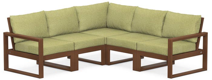 POLYWOOD® Deep Seating Set - Edge 5-Piece Modular - PWS522-2