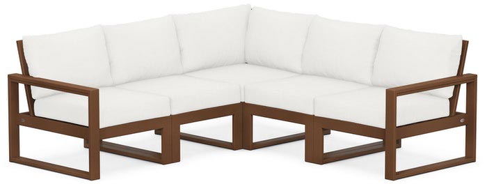 POLYWOOD® Deep Seating Set - Edge 5-Piece Modular - PWS522-2