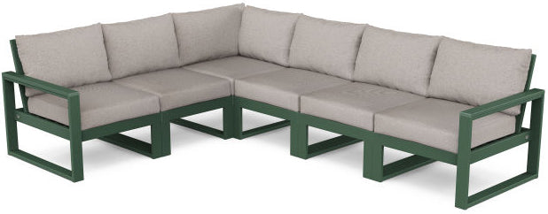 POLYWOOD® - Edge 6-Piece Modular Deep Seating Set - PWS523-2