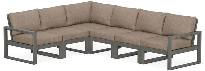 POLYWOOD® - Edge 6-Piece Modular Deep Seating Set - PWS523-2