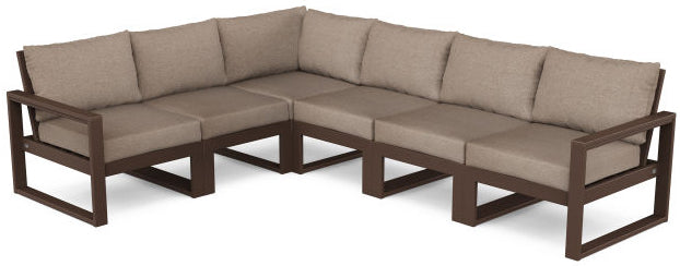 POLYWOOD® - Edge 6-Piece Modular Deep Seating Set - PWS523-2