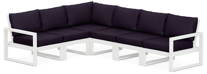 POLYWOOD® - Edge 6-Piece Modular Deep Seating Set - PWS523-2