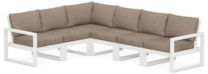 POLYWOOD® - Edge 6-Piece Modular Deep Seating Set - PWS523-2