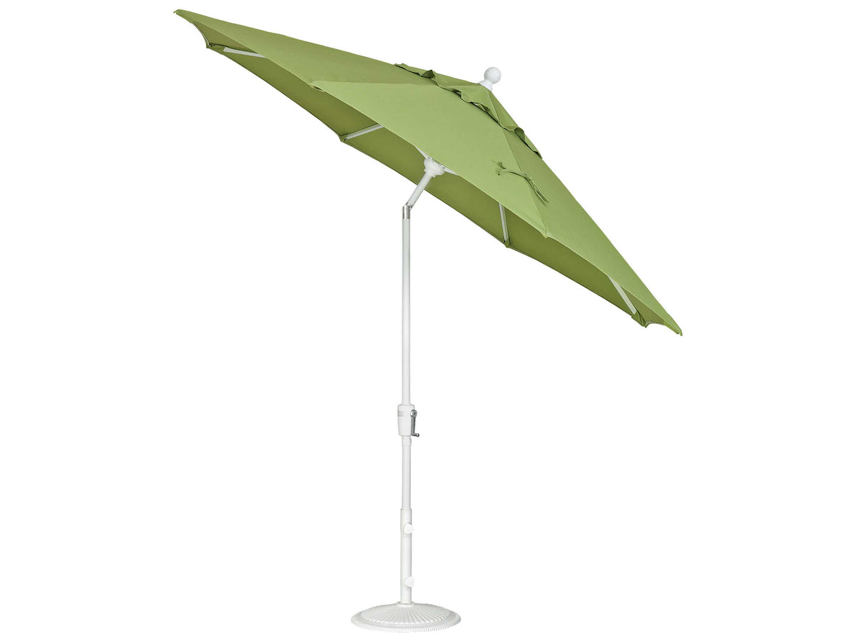Treasure Garden - Market Aluminum 9&#39; Foot Wide Crank Lift Push Button Tilt Umbrella
