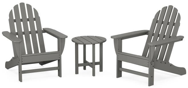 POLYWOOD® Classic Adirondack 3-Piece Set - PWS417-1 Adirondack Chair POLYWOOD®