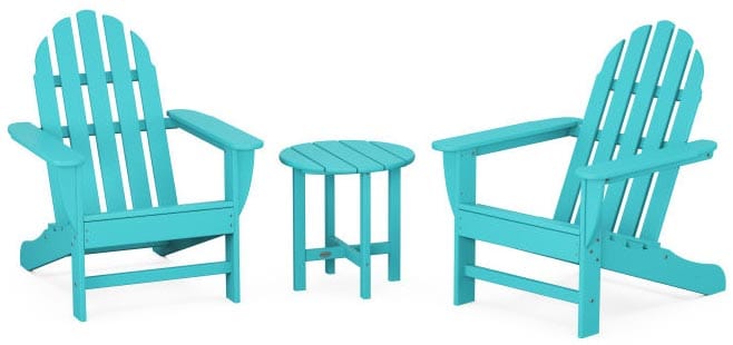 POLYWOOD® Classic Adirondack 3-Piece Set - PWS417-1 Adirondack Chair POLYWOOD®